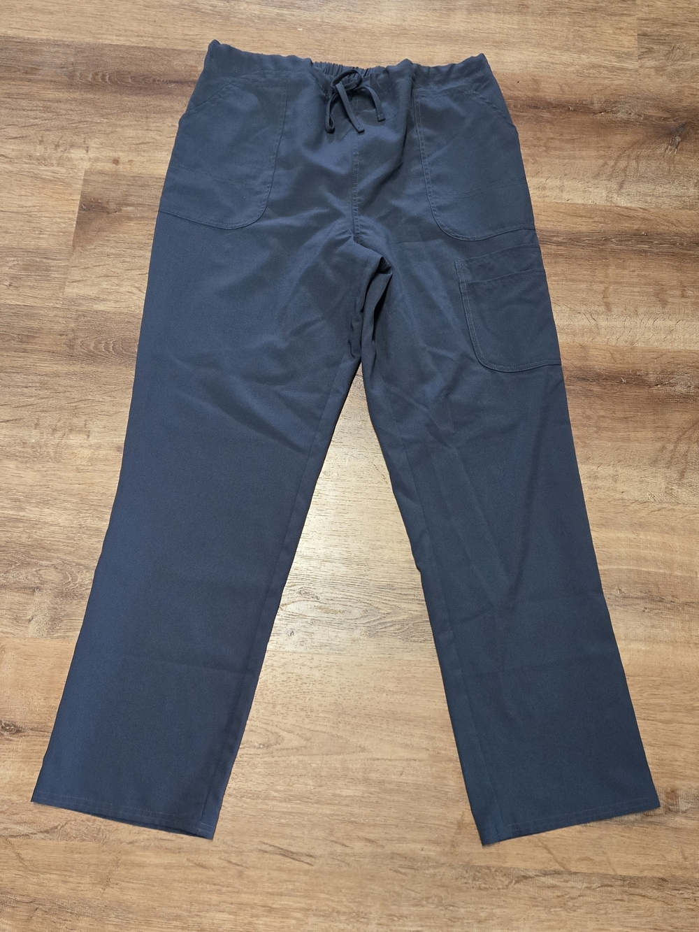 Scrubstar Pewter Gray Straight-Leg Medical Scrub Pants Large